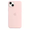 Silicone Case Cover Apple iPhone 14 Plus MagSafe Chalk Pink