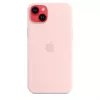 Silicone Case Cover Apple iPhone 14 Plus MagSafe Chalk Pink