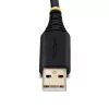 StarTech.com 6,6 pėdos (2 m) USB į nuoseklųjį adapterio kabelis, COM išsaugojimas, keičiami varžtai/veržlės, USB-A į DB9 RS232, FTDI IC, ESD apsauga, Windows/macOS/Linux
