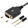 StarTech.com 6,6 pėdos (2 m) USB į nuoseklųjį adapterio kabelis, COM išsaugojimas, keičiami varžtai/veržlės, USB-A į DB9 RS232, FTDI IC, ESD apsauga, Windows/macOS/Linux