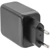 InLine USB PD maitinimo šaltinis, GaN įkroviklis, 3 prievadų, du USB-C + USB-A, 65 W
