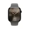 Išmanusis laikrodis Apple Watch Series 10 GPS + Cellular 46mm Natural Titanium korpusas Stone Grey Sport apyrankė S/M