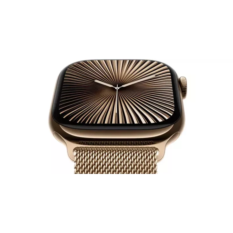Išmanusis laikrodis Apple Watch Series 10 GPS + Cellular 46mm Natural Titanium korpusas Stone Grey Sport apyrankė S/M