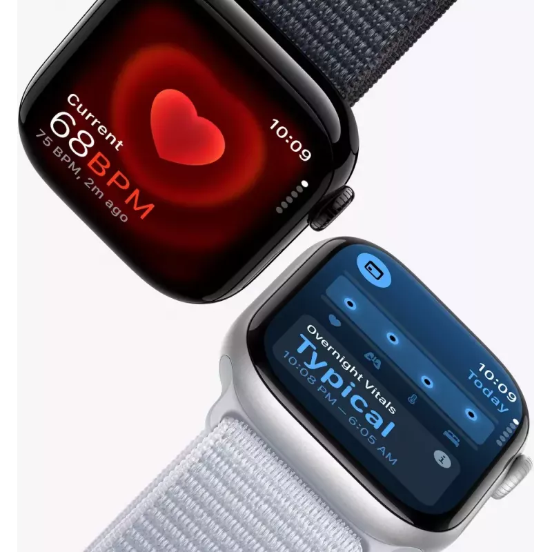 Išmanusis laikrodis Apple Watch Series 10 GPS + Cellular 46mm Natural Titanium korpusas Stone Grey Sport apyrankė S/M