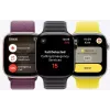 Išmanusis laikrodis Apple Watch Series 10 GPS + Cellular 46mm Natural Titanium korpusas Stone Grey Sport apyrankė S/M