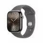 Išmanusis laikrodis Apple Watch Series 10 GPS + Cellular 46mm Natural Titanium korpusas Stone Grey Sport apyrankė S/M