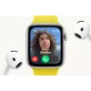 Išmanusis laikrodis Apple Watch SE GPS + Cellular 44mm sidabrinis aliuminio korpusas, Blue Cloud Sport Loop