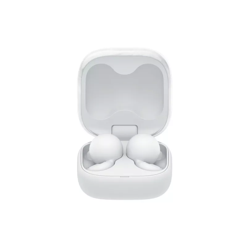 Belaidis į ausis dedamas ausinių rinkinys Sony LinkBuds Open WFL910W — Bluetooth, 20–20000 Hz, 10 m diapazonas, balta