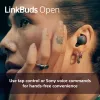 Belaidis į ausis dedamas ausinių rinkinys Sony LinkBuds Open WFL910W — Bluetooth, 20–20000 Hz, 10 m diapazonas, balta