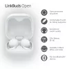 Belaidis į ausis dedamas ausinių rinkinys Sony LinkBuds Open WFL910W — Bluetooth, 20–20000 Hz, 10 m diapazonas, balta