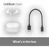 Belaidis į ausis dedamas ausinių rinkinys Sony LinkBuds Open WFL910W — Bluetooth, 20–20000 Hz, 10 m diapazonas, balta