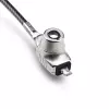 StarTech.com plonas Lock Noble Wedge® Slot Suderinama, 5ft (1.5m) fiksavimo kabelis, stalų apsaugos nuo vagysčių sistema nešiojamiesiems kompiuteriams, atsparus pjovimui plieninis kabelis, raktinis užraktas