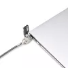 StarTech.com plonas Lock Noble Wedge® Slot Suderinama, 5ft (1.5m) fiksavimo kabelis, stalų apsaugos nuo vagysčių sistema nešiojamiesiems kompiuteriams, atsparus pjovimui plieninis kabelis, raktinis užraktas