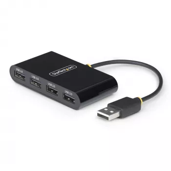 StarTech.com ST4200MINI2-USB-HUB sąsajos šakotuvas USB 2.0 480 Mbit/s Juodas
