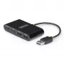 StarTech.com ST4200MINI2-USB-HUB sąsajos šakotuvas USB 2.0 480 Mbit/s Juodas