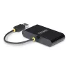 StarTech.com ST4200MINI2-USB-HUB sąsajos šakotuvas USB 2.0 480 Mbit/s Juodas