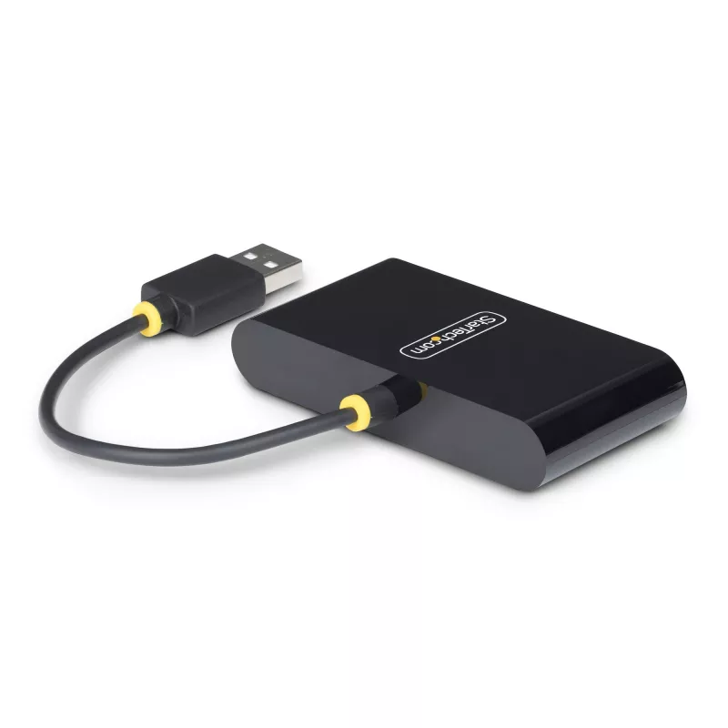 StarTech.com ST4200MINI2-USB-HUB sąsajos šakotuvas USB 2.0 480 Mbit/s Juodas