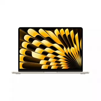 “Apple MacBook Air 13 colių : M2 lustas su 8 branduolių CPU ir 8 branduolių GPU, 16 GB, 256 GB - Žvaigždžių šviesa”
