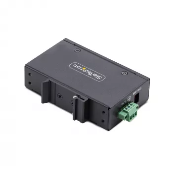 StarTech.com 5 prievadų nevaldomas pramoninis tinklo komutatorius, 100/1000 Ethernet, montuojamas ant DIN bėgelio/sienos, tvirtas IP30 gigabitinis komutatorius, -40F-167F, 9~60V DC, atitinka TAA