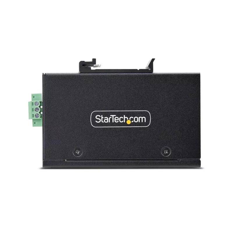 StarTech.com 5 prievadų nevaldomas pramoninis tinklo komutatorius, 100/1000 Ethernet, montuojamas ant DIN bėgelio/sienos, tvirtas IP30 gigabitinis komutatorius, -40F-167F, 9~60V DC, atitinka TAA