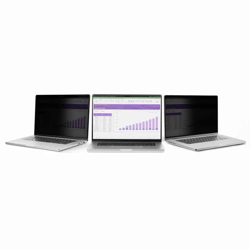 “StarTech.com” 17 colių 16:10 atverčiamas privatumo ekranas su lietimu, akinimo mažinimo mėlynos šviesos filtras, nešiojamojo kompiuterio ekrano apsauga, +/- 30° žiūrėjimo kampas