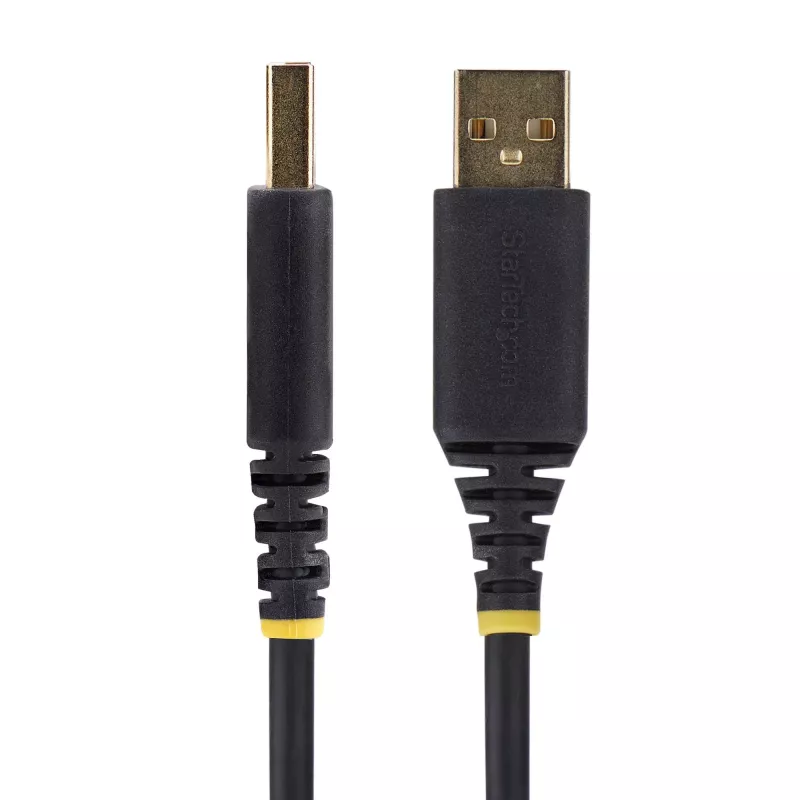 StarTech.com 1ft (30cm) USB prie nuosekliosios sąsajos adapterio kabelis, COM išsaugojimas, keičiamos veržlės/varžtai, USB-A į DB9 RS232, FTDI IC, ESD apsauga, Windows/macOS/Linux