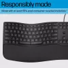 HP 485 Comfort laidinė klaviatūra, pilno dydžio USB membraninė su riešo atrama