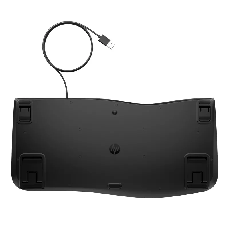 HP 485 Comfort laidinė klaviatūra, pilno dydžio USB membraninė su riešo atrama