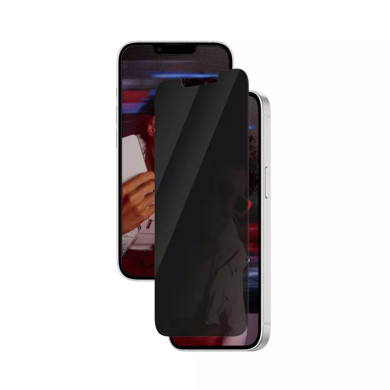 “PanzerGlass SAFE. by ®” privatumo ekrano apsauga “iPhone 17e | 16e | 14 | 13 | 13 Pro” su itin plačiu pritaikymu ir “EasyAligner”