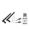 Shuttle WLN-M3 – WLAN rinkinys, skirtas Edge PC serijai SPCEL, Intel WLAN M.2 kortelė (ax)/Bluetooth, įskaitant kabelius ir išorines antenas