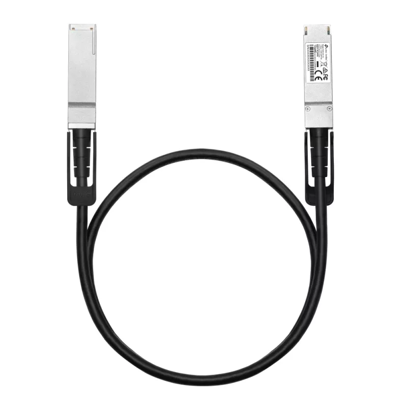 TP-Link Omada SM9220-1M InfiniBand / šviesolaidinis kabelis QSFP28 Twinax juodas