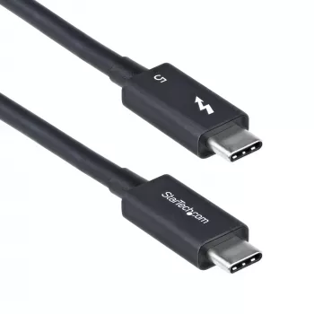 StarTech.com 1.5ft (50cm) Thunderbolt 5 laidas, 80Gbps/iki 120Gbps, 240W PD, 8K 60Hz, sertifikuotas Thunderbolt laidas - suderinamas su Thunderbolt 4/USB4/USB-C