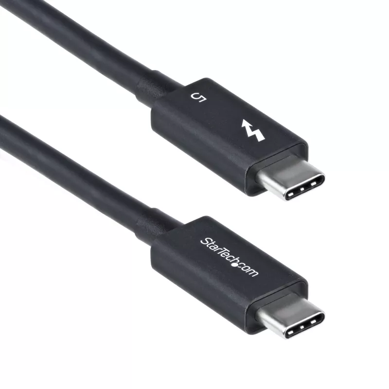 StarTech.com 1.5ft (50cm) Thunderbolt 5 laidas, 80Gbps/iki 120Gbps, 240W PD, 8K 60Hz, sertifikuotas Thunderbolt laidas - suderinamas su Thunderbolt 4/USB4/USB-C