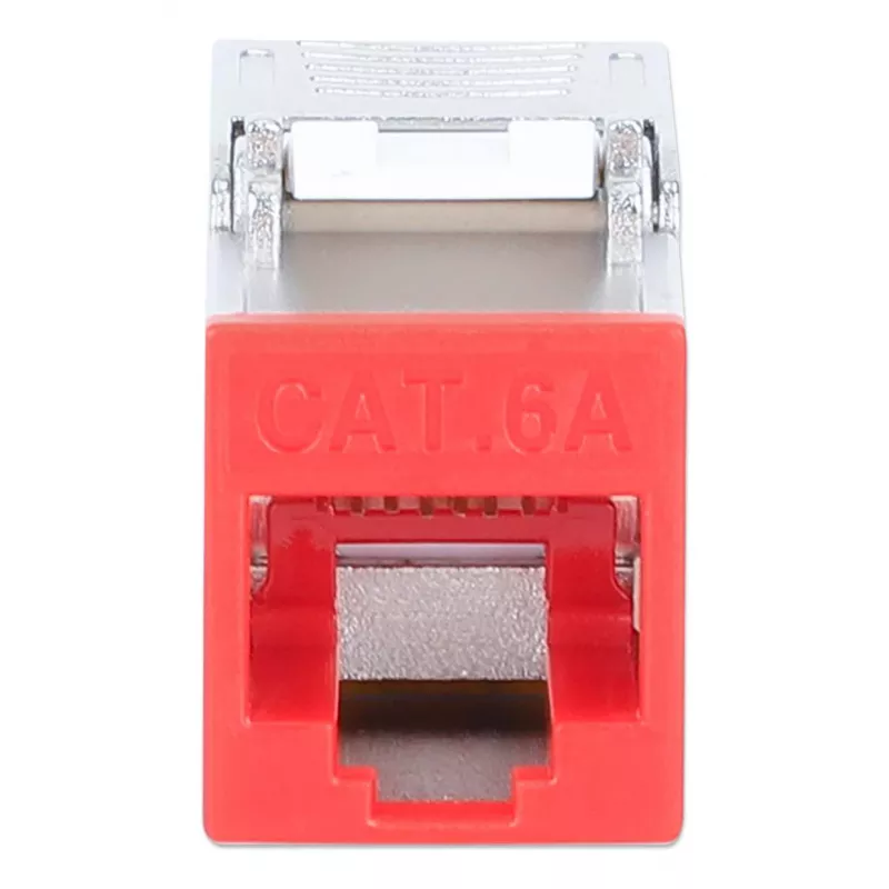 Tinklo kabelis Intellinet 791311 „Keystone“ modulis plokščias raudonas RJ-45
