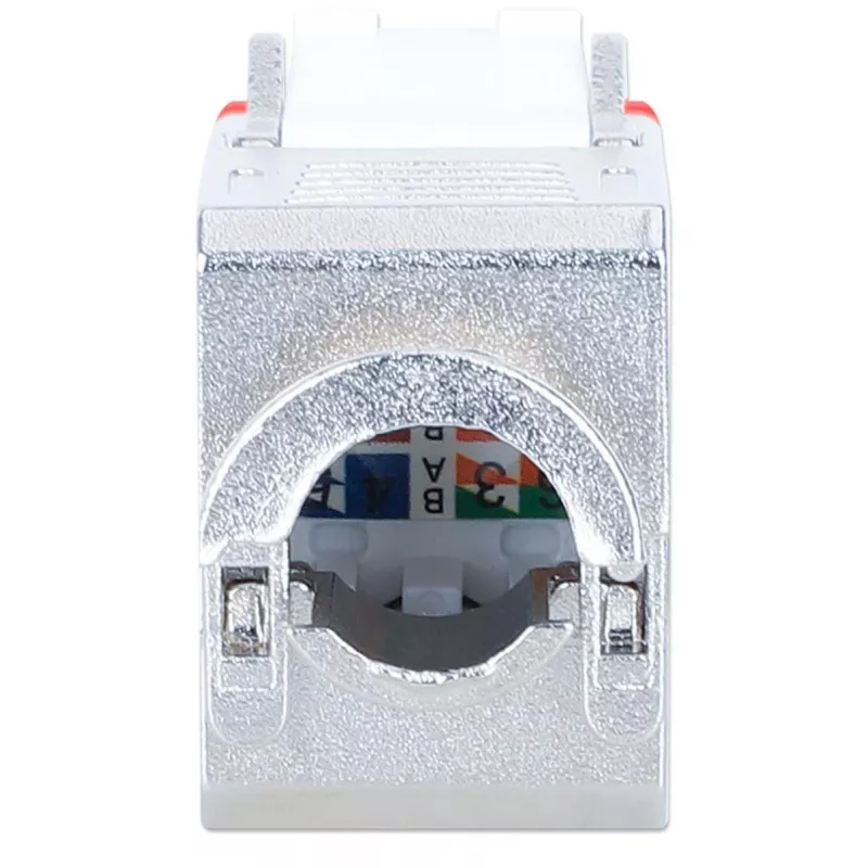 Tinklo kabelis Intellinet 791311 „Keystone“ modulis plokščias raudonas RJ-45