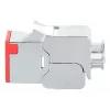 Tinklo kabelis Intellinet 791311 „Keystone“ modulis plokščias raudonas RJ-45