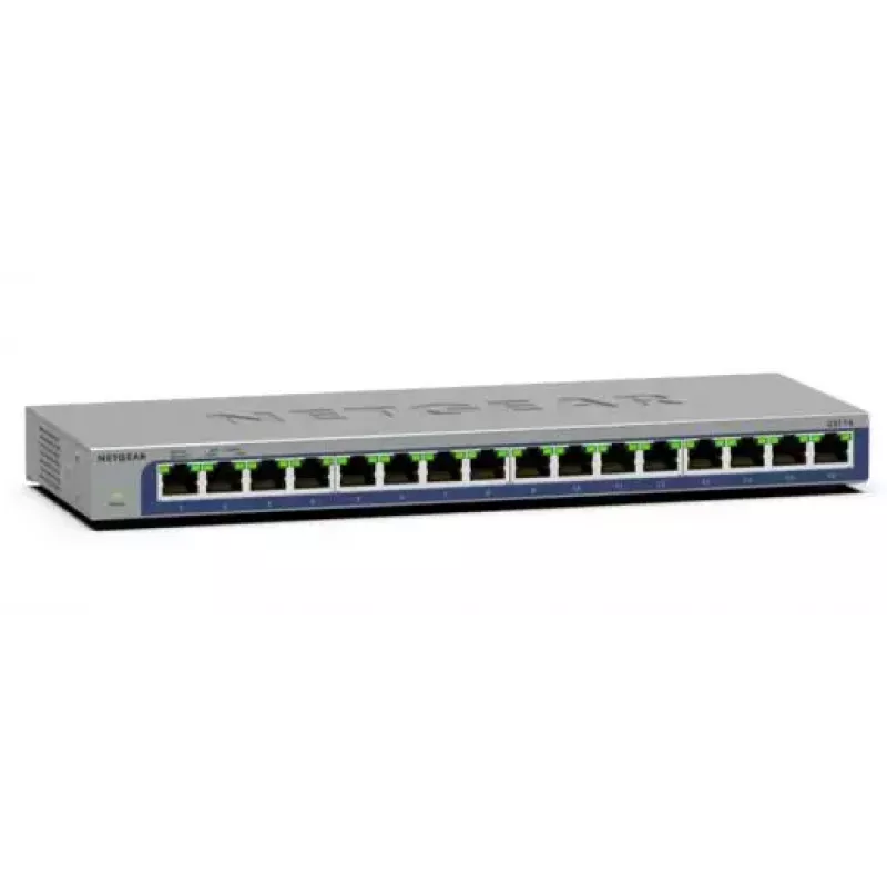 NETGEAR GS116 nevaldomas L2 Gigabit Ethernet (10/100/1000) juodas