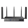 TP-Link Omada DR3650V-4G belaidis maršrutizatorius Gigabit Ethernet Dviejų dažnių juostų (2,4 GHz / 5 GHz) Juodas