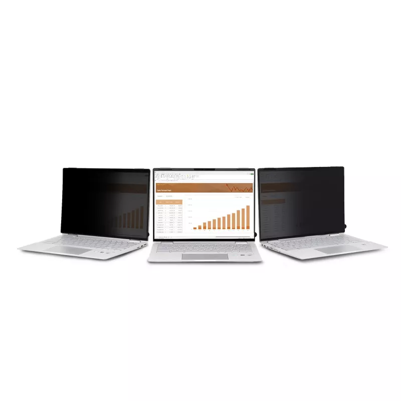 StarTech.com 14 colių 16:9 apverčiamas privatumo ekranas su lietimu, akinimo mažinimo privatumo filtras, nešiojamojo kompiuterio monitoriaus ekrano apsauga, mažinanti mėlyną šviesą 51 %