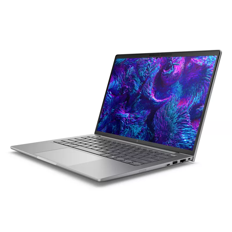 Mobilioji darbo stotis HP ZBook 8 G1i — Intel Core Ultra 9 285H, 14 colių 2.5K (2560x1600), 64 GB DDR5, 1 TB SSD, Intel Arc, Windows 11 Pro, sidabrinė