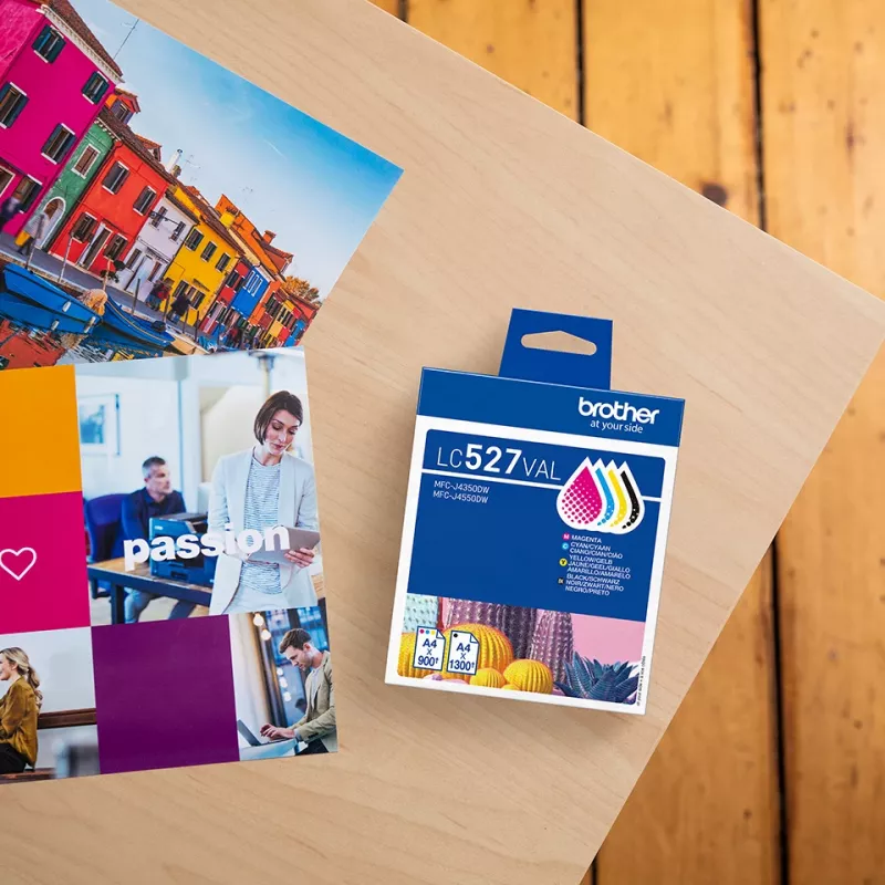 Brother LC527VAL CMYK rašalo kasečių rinkinys – 1×1300, 3×900 puslapių