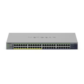 NETGEAR GS748PP Nevaldomas Gigabit Ethernet (10/100/1000) maitinimo per Ethernet (PoE) tinklo komutatorius, pilkas