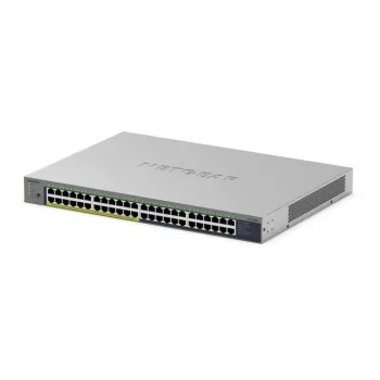 NETGEAR GS748PP Nevaldomas Gigabit Ethernet (10/100/1000) maitinimo per Ethernet (PoE) tinklo komutatorius, pilkas