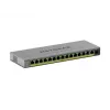 NETGEAR GS116EP valdomas L2/L3 Gigabit Ethernet (10/100/1000) maitinimas per eternetą (PoE) pilkas