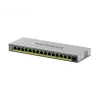 NETGEAR GS116EP valdomas L2/L3 Gigabit Ethernet (10/100/1000) maitinimas per eternetą (PoE) pilkas