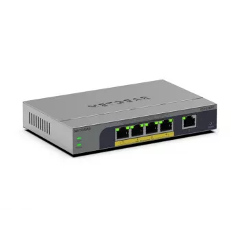 NETGEAR GS105EPP Nevaldomas Gigabit Ethernet (10/100/1000) Power over Ethernet (PoE) Stalinis / Montuojamas ant sienos Pilka