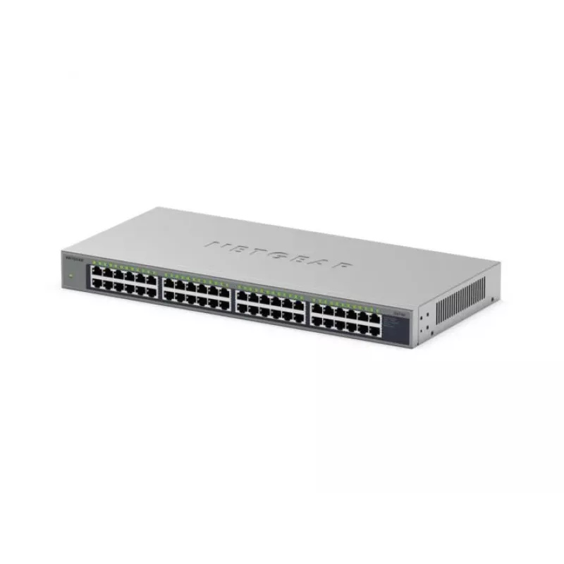 NETGEAR GS748 Nevaldomas Gigabit Ethernet (10/100/1000) Pilkas