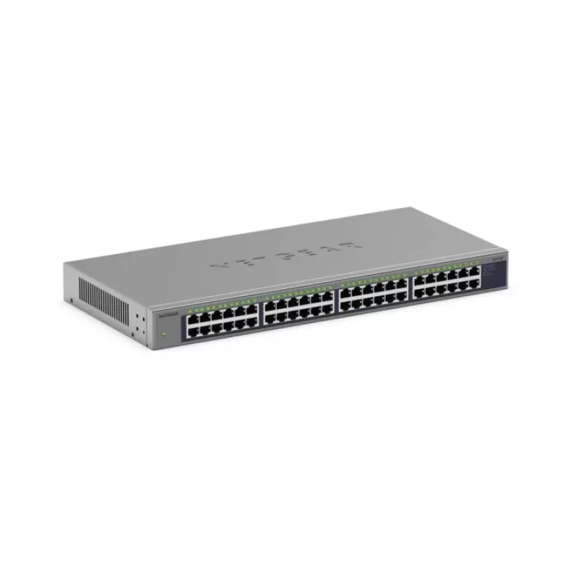 NETGEAR GS748 Nevaldomas Gigabit Ethernet (10/100/1000) Pilkas