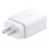 AC vidaus įkroviklis D-Link DCP-651 — 65 W GaN, 2x USB-C, universalus suderinamumas, 90–264 V, baltas