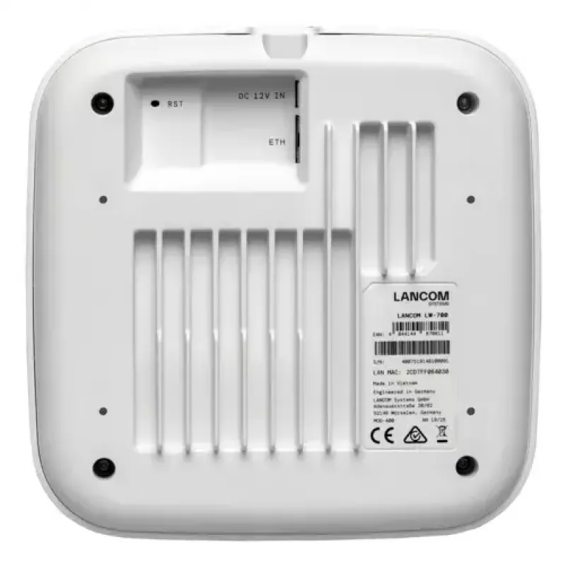 Belaidis prieigos taškas „Lancom LANCOM LW-700“ – dviejų dažnių juostų 2,4/5 GHz, PoE, 2,5 Gbps Ethernet, AES/TKIP/WEP apsauga